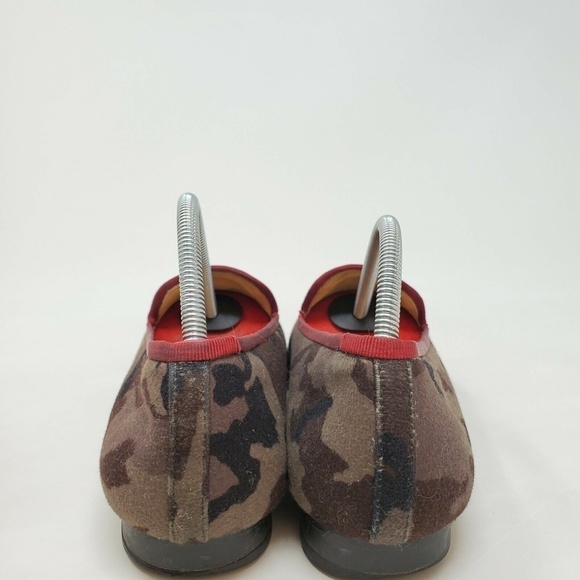 The Kooples Camo Suede Loafers Flats Shoes Size 38 8 - Picture 5 of 11
